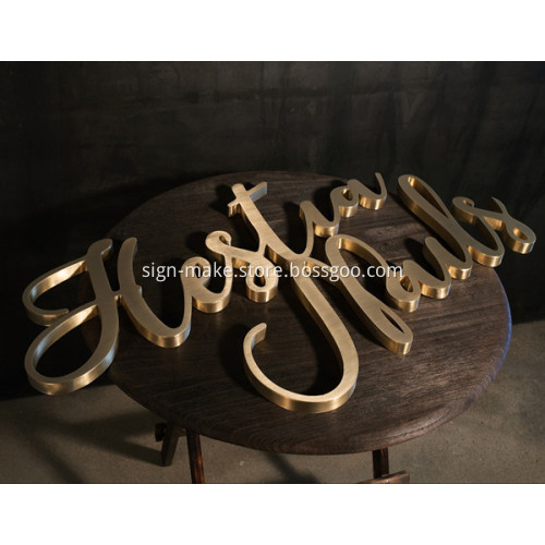 Hanging Metal Wall Letters